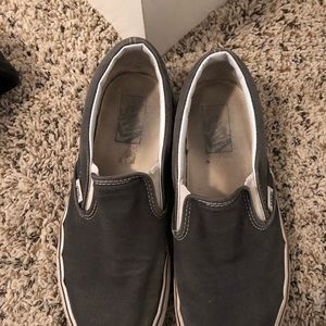Grey slip on Vans